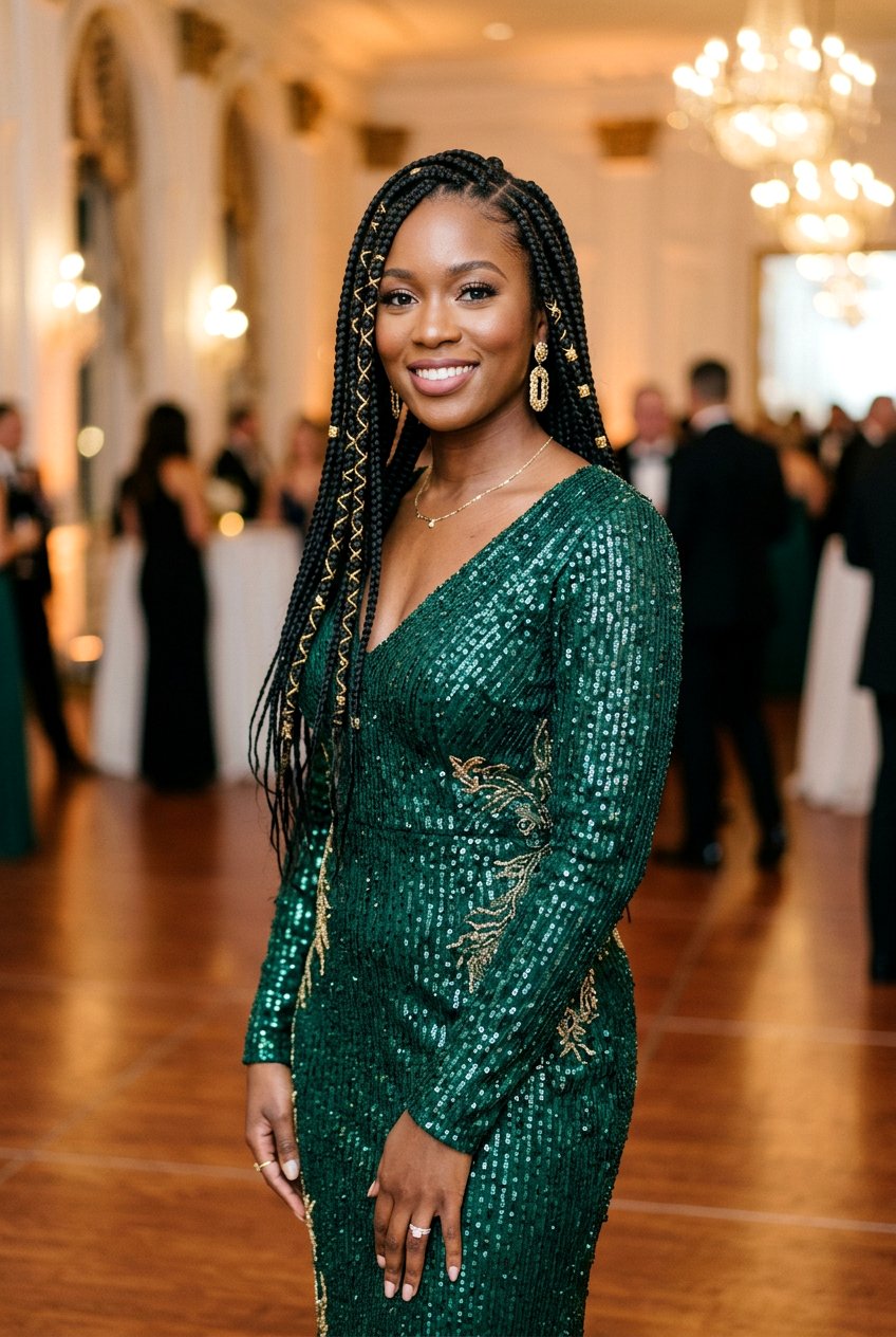 Medium box braids with string - 20 medium box braids hairstyles - 20 medium box braids hairstyles