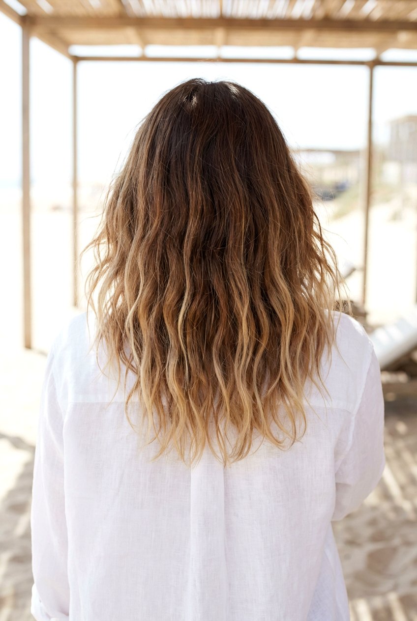 Medium brown to sandy blonde ombre - 20 brunette ombre hair color - 20 brunette ombre hair color