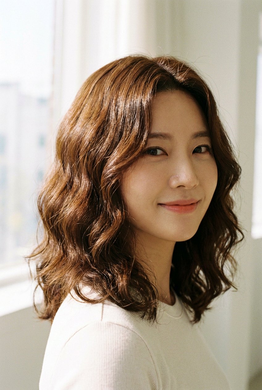 Medium length digital perm - 20 digital perm hairstyles - 20 digital perm hairstyles