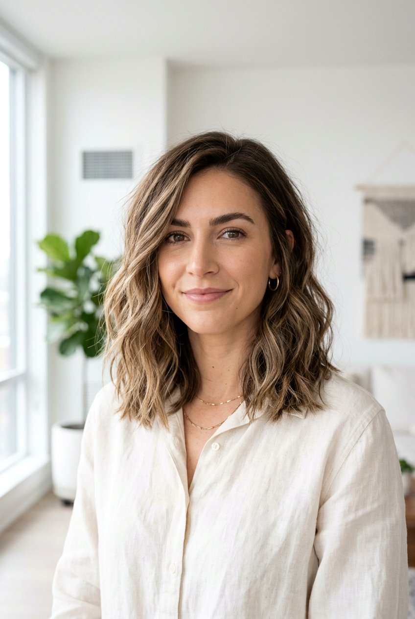 Medium length textured lob - 20 medium length hairstyles for women - 20 medium length hairstyles for women