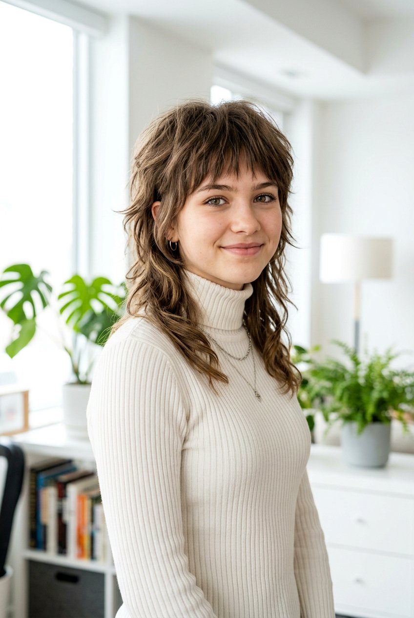 Medium length wolf cut - 20 wolf cut for teenage girls with straight hair - 20 wolf cut for teenage girls with straight hair