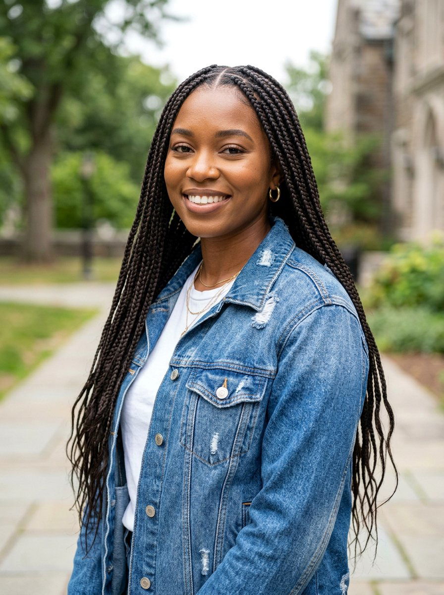 Medium waist length knotless braids - 20 waist length knotless braids - 20 waist length knotless braids