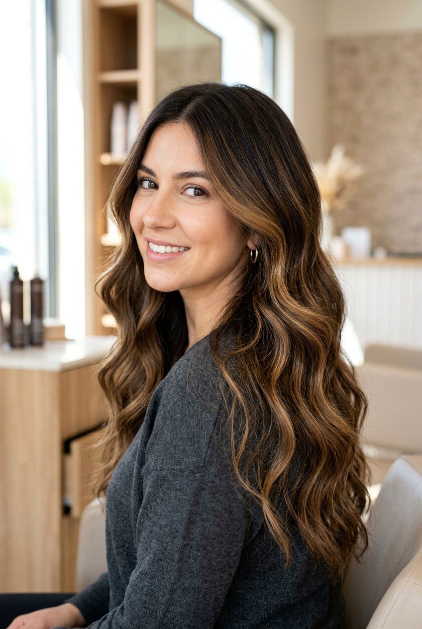 Melted Caramel Balayage Dark Brown Hair - 20 melted caramel balayage - 20 melted caramel balayage