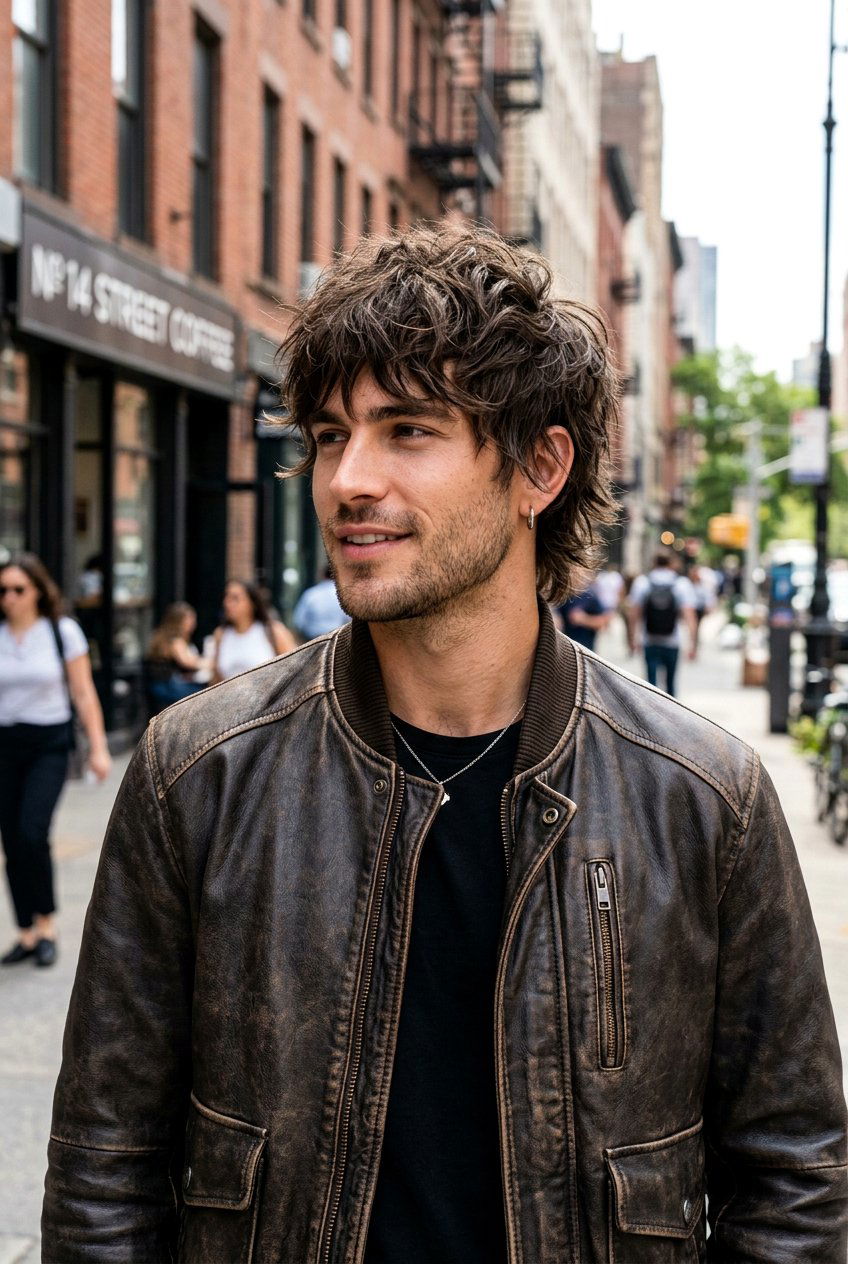 Men Choppy Layered Shag Haircut - 20 men medium shag haircut with layers - 20 men medium shag haircut with layers