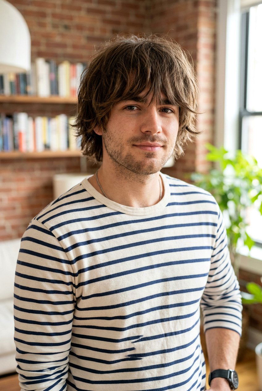 Men Shaggy Bowl Cut Medium Length - 20 men medium shag haircut with layers - 20 men medium shag haircut with layers