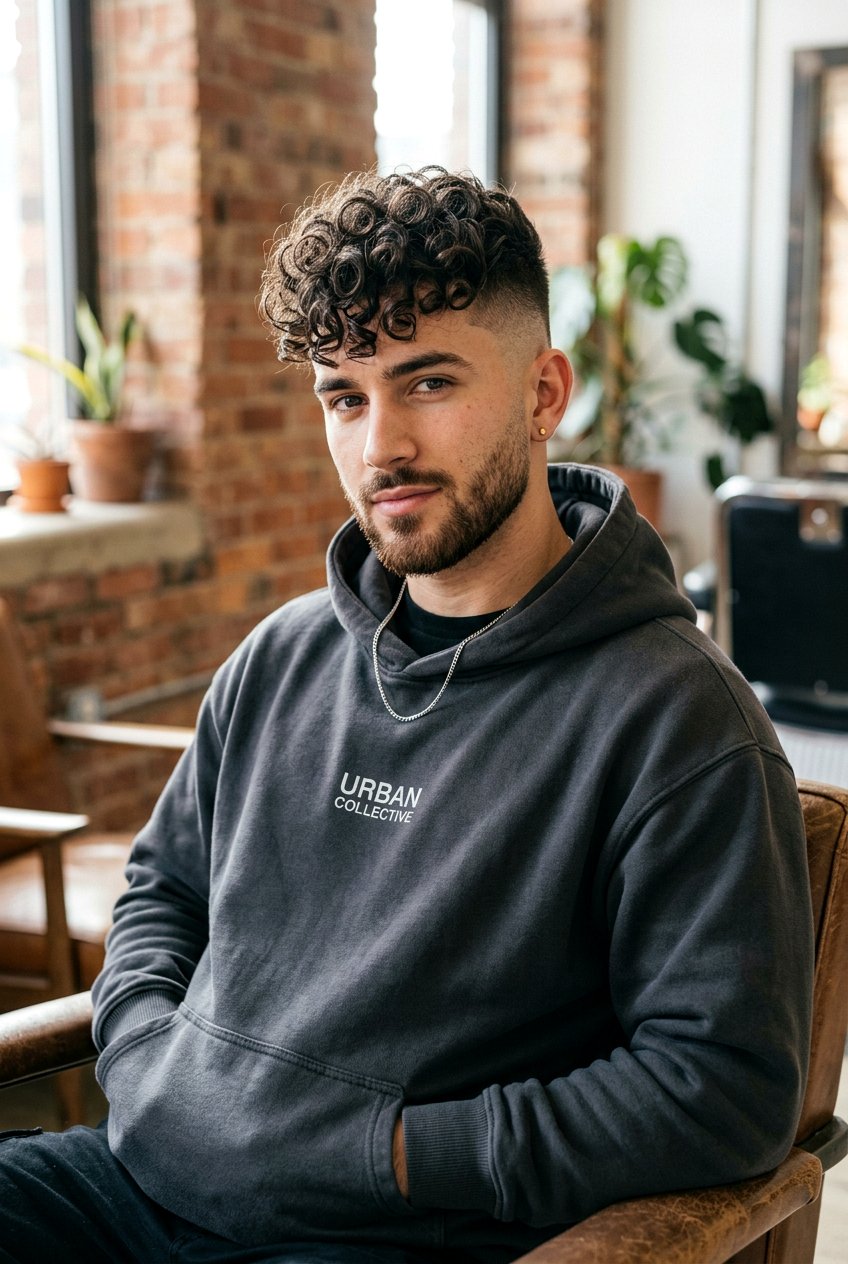 Mens Curly Undercut Perm Haircut - 20 mens perm haircut - 20 men’s perm haircut