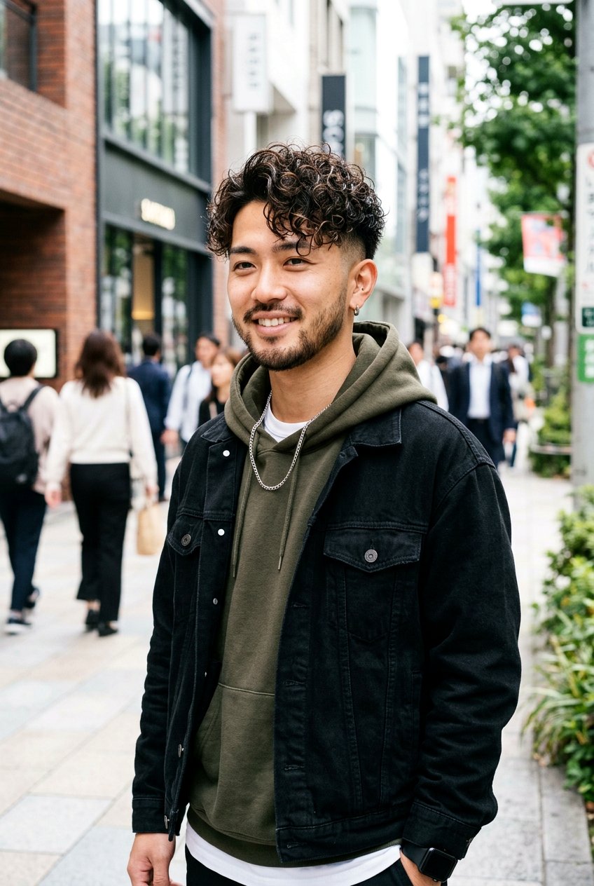 Mens Hybrid Perm Haircut - 20 mens perm haircut - 20 men’s perm haircut