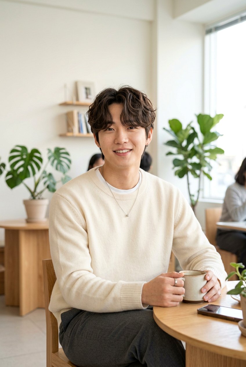 Mens K Pop Inspired Perm Haircut - 20 mens perm haircut - 20 men’s perm haircut