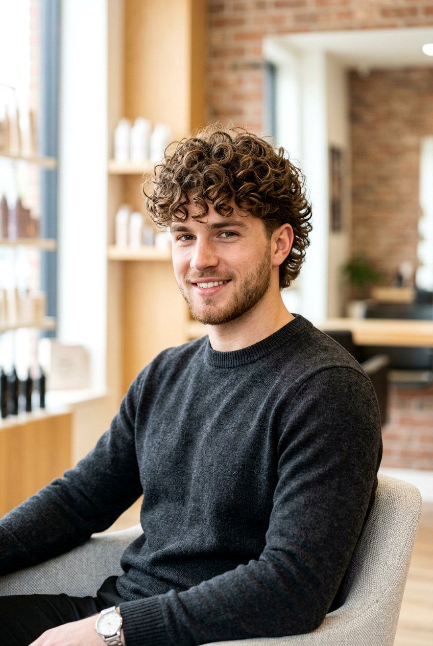 Mens Layered Perm Haircut - 20 mens perm haircut - 20 men’s perm haircut