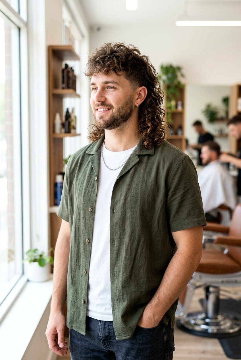 Mens Perm Mullet Haircut - 20 mens perm haircut - 20 men’s perm haircut