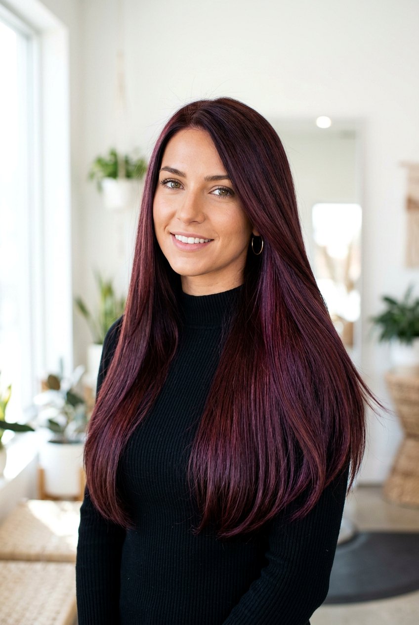 Merlot Auburn - 20 chestnut auburn hair color - 20 chestnut auburn hair color