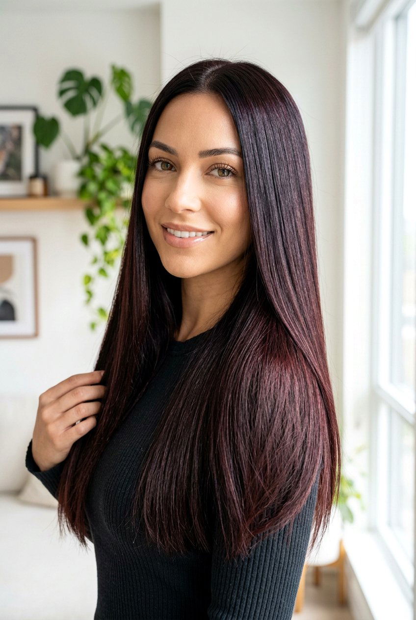 Merlot Hair Color On Black Hair - 20 merlot hair color ideas - 20 merlot hair color ideas