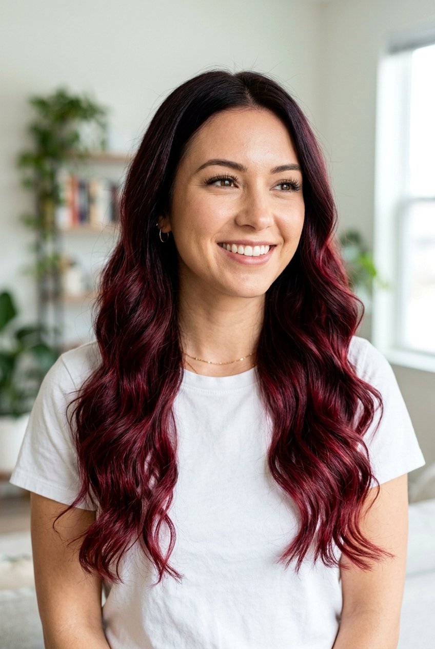 Merlot Ombre Hair Color - 20 merlot hair color ideas - 20 merlot hair color ideas