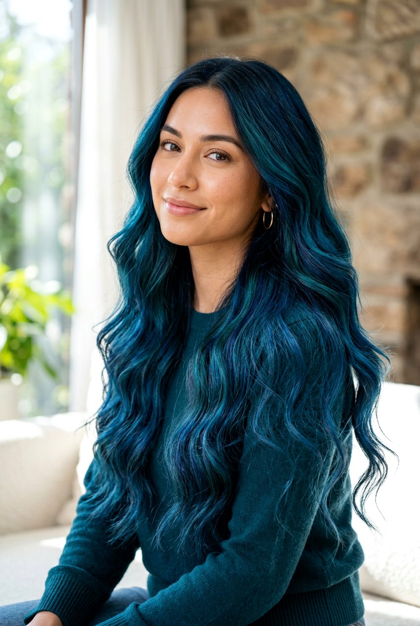 Mermaid Blue Black - 20 blue black hair color - 20 blue black hair color