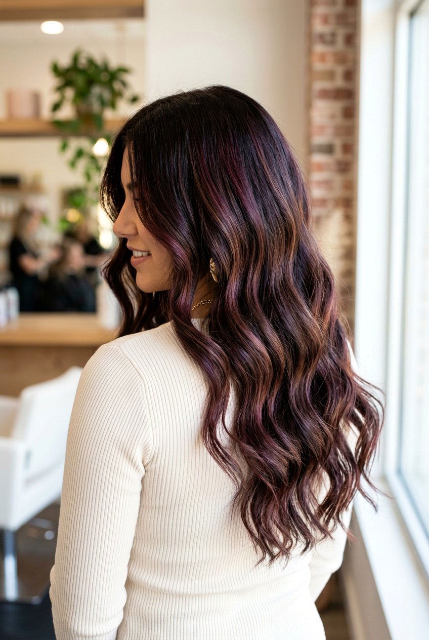 Mermaid Hair Highlights for Dark Hair - 20 mermaid hair color ideas - 20 mermaid hair color ideas