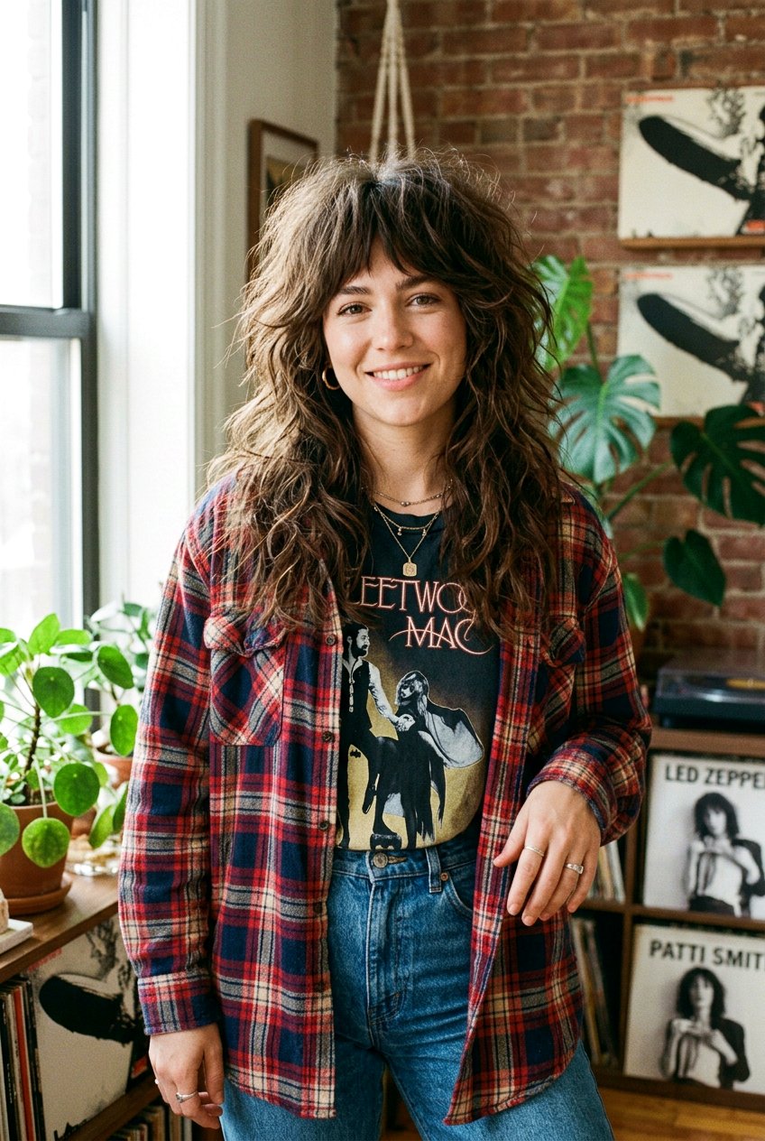 Messy 70s Shag Haircut - 20 70s shag for thick hair women - 20 70s shag for thick hair women