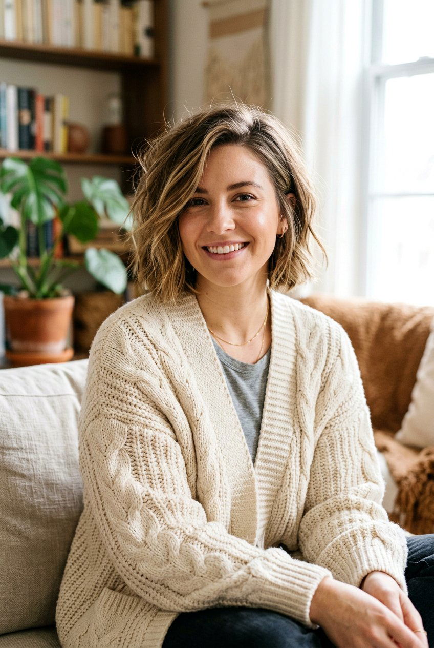 Messy Bob Side Part Fine Hair - 20 fine hair bob with side part - 20 fine hair bob with side part