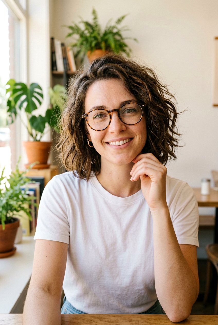 Messy Bob With Glasses - 20 bob haircuts for women with glasses - 20 bob haircuts for women with glasses