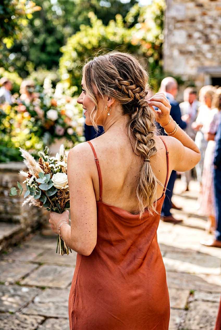 Messy Braid Ponytail Bridesmaid Style - 20 bridesmaid ponytail with braid - 20 bridesmaid ponytail with braid