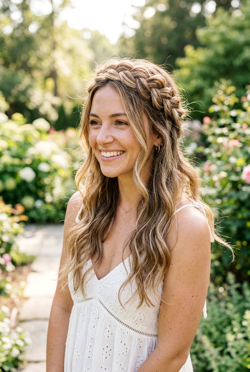 Messy Braided Headband - 20 messy braid hairstyles - 20 messy braid hairstyles