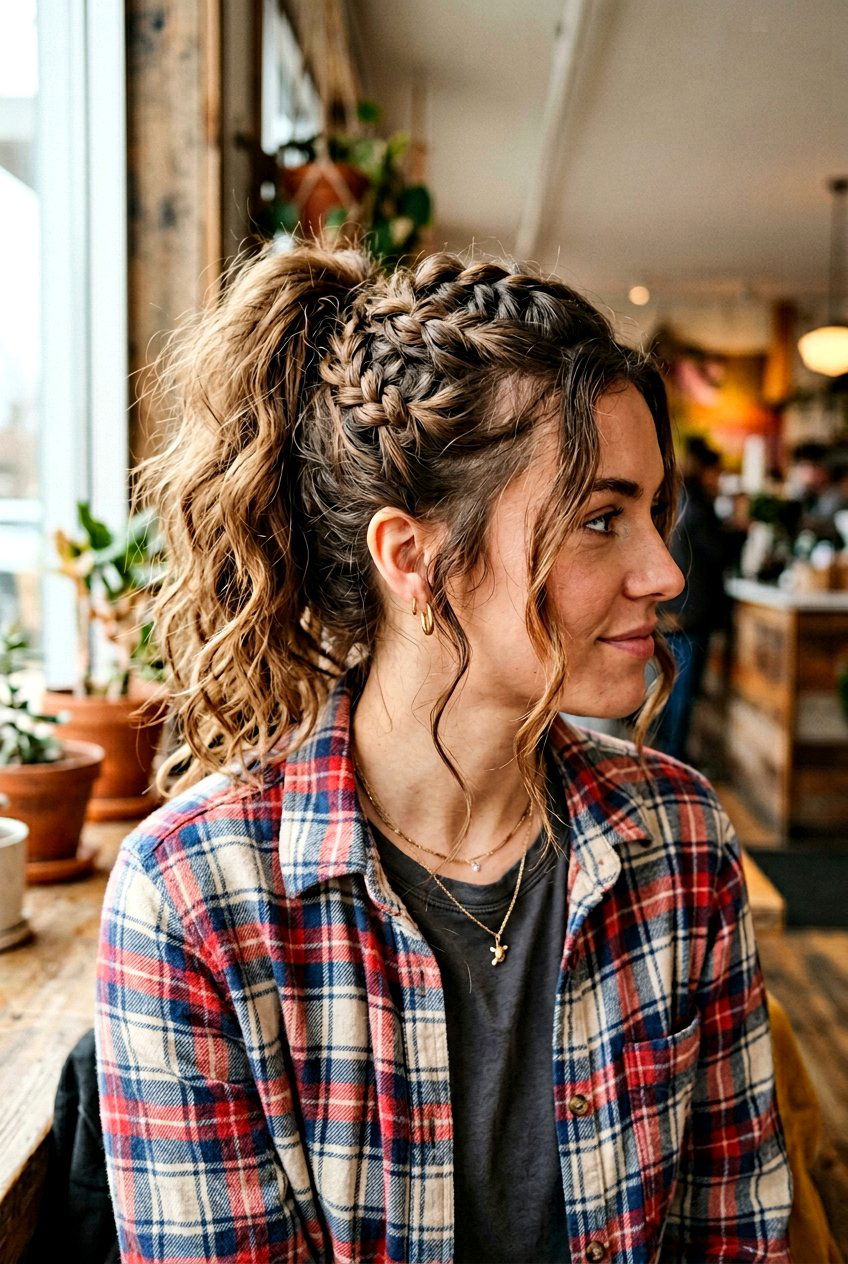 Messy Braided Mohawk Ponytail - 20 braided mohawk ponytail - 20 braided mohawk ponytail