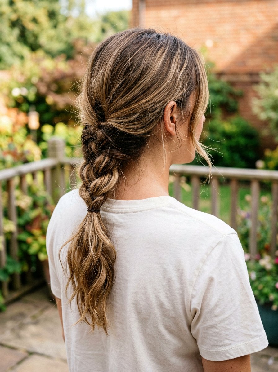 Messy Braided Ponytail For Summer - 20 summer braid ponytail for women - 20 summer braid ponytail for women