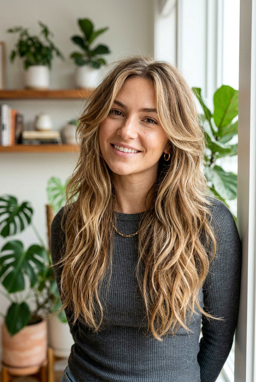 Messy Butterfly Layers - 20 butterfly layers for long hair - 20 butterfly layers for long hair