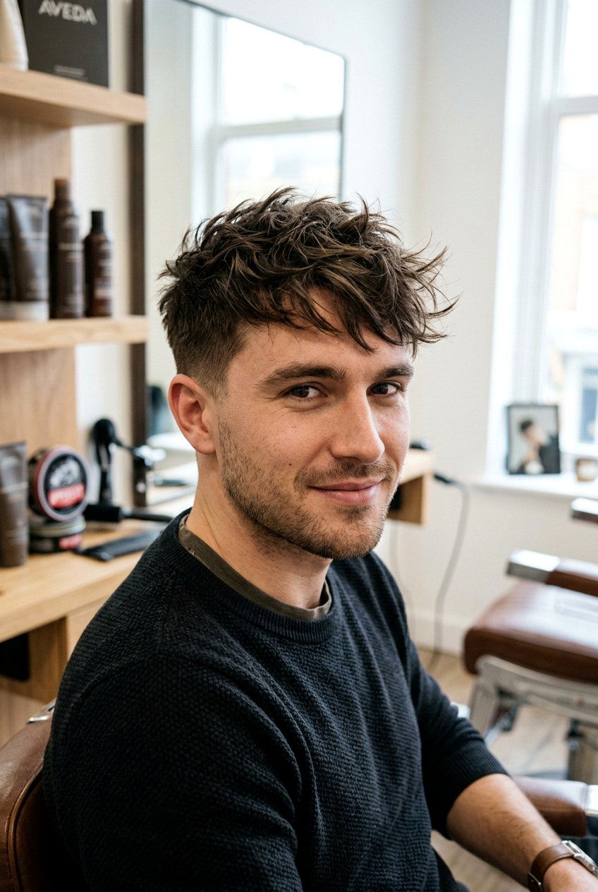 Messy Caesar haircut - 20 caesar haircut - 20 caesar haircut