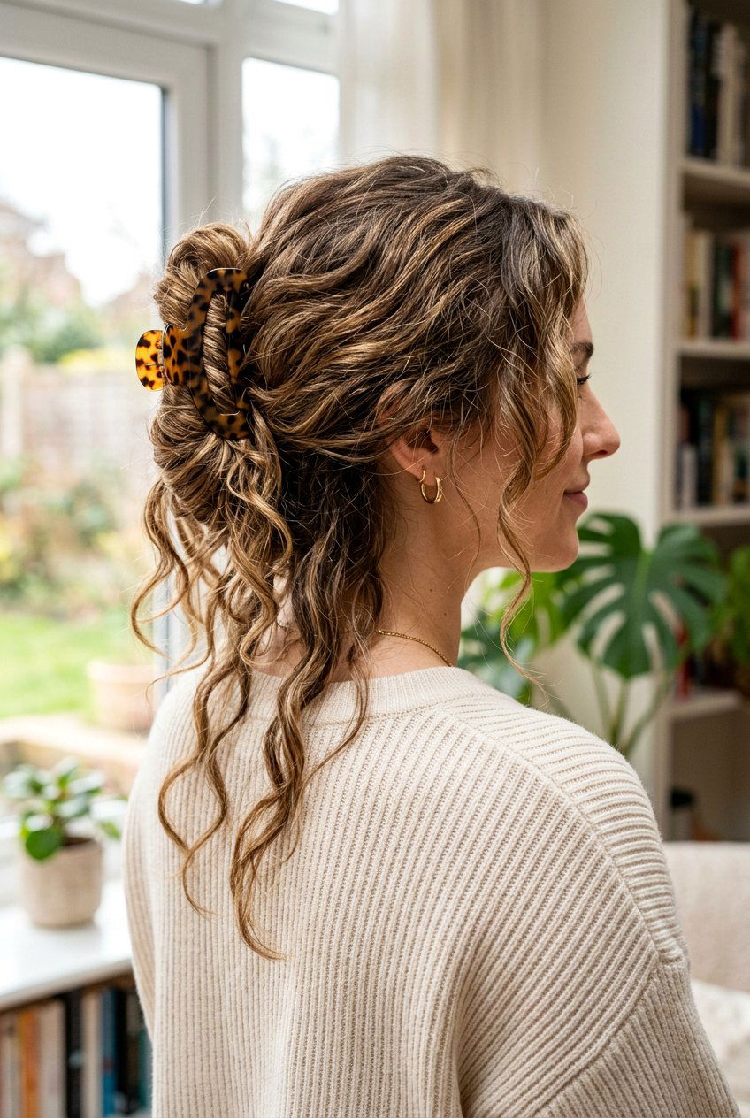 20 Quick Messy Claw Clip Updo Ideas for Effortless Style