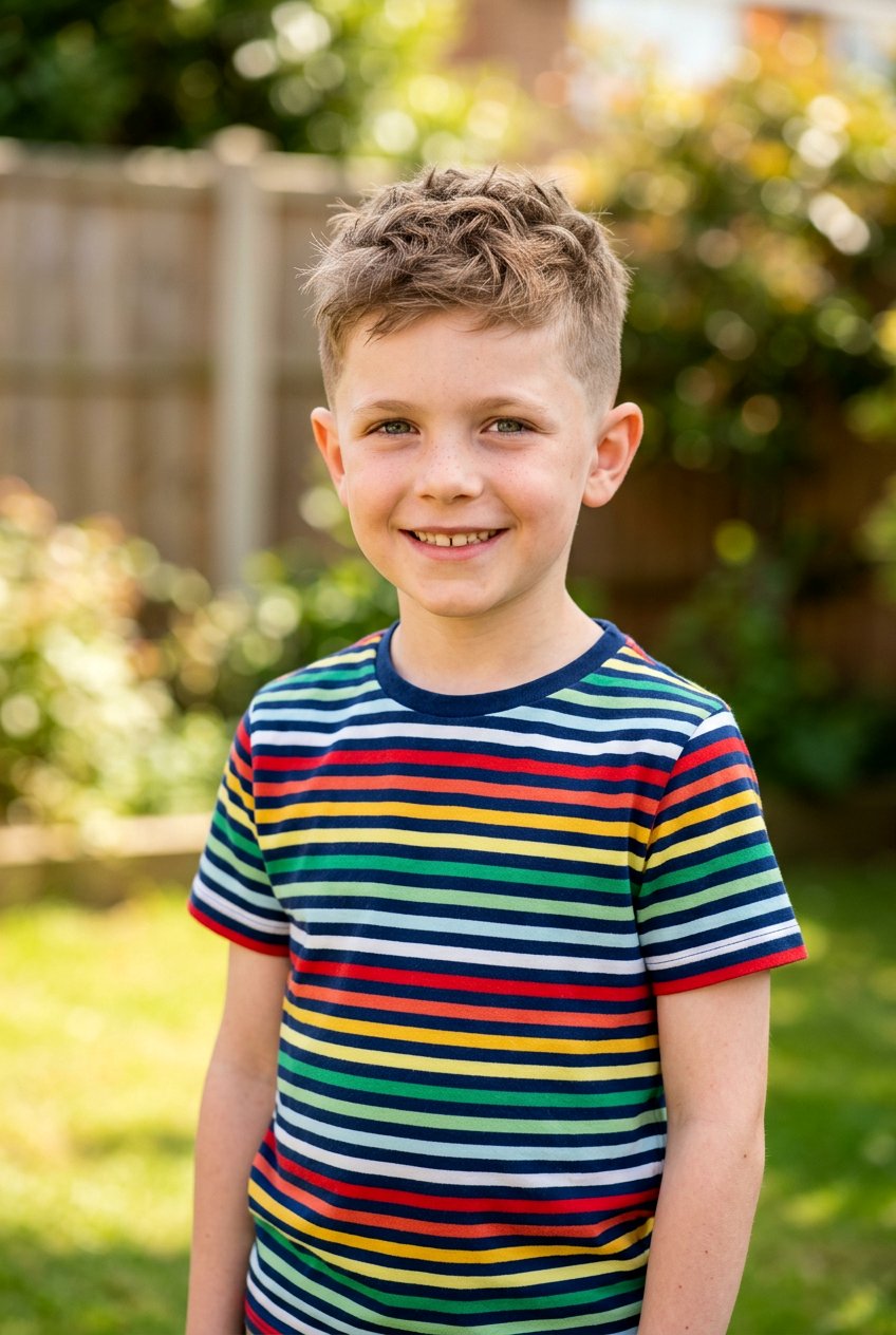 20 Stylish Young Boys Haircut for Round Face Shapes to Try