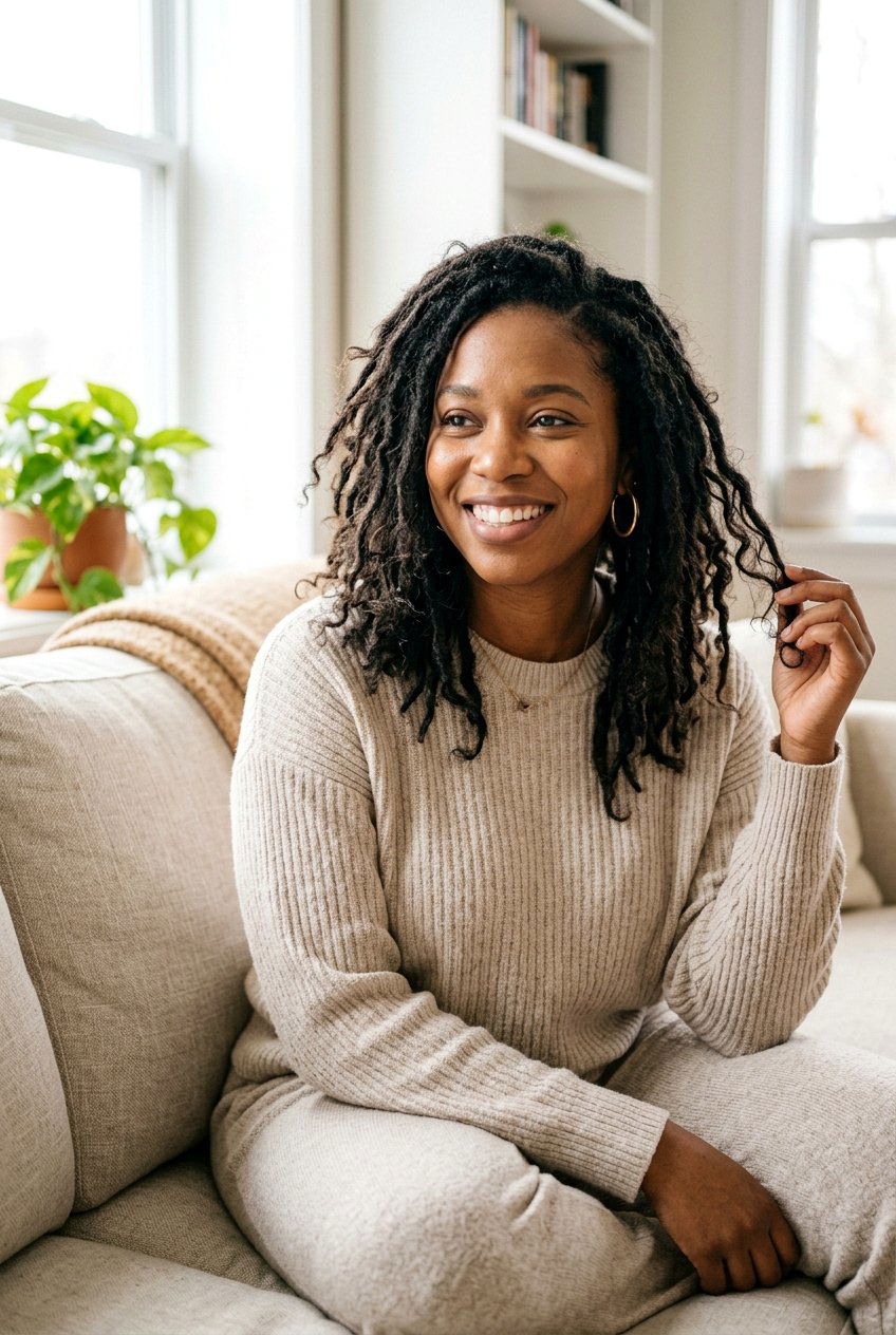 Messy Crochet Locs - 20 crochet loc hairstyles - 20 crochet loc hairstyles