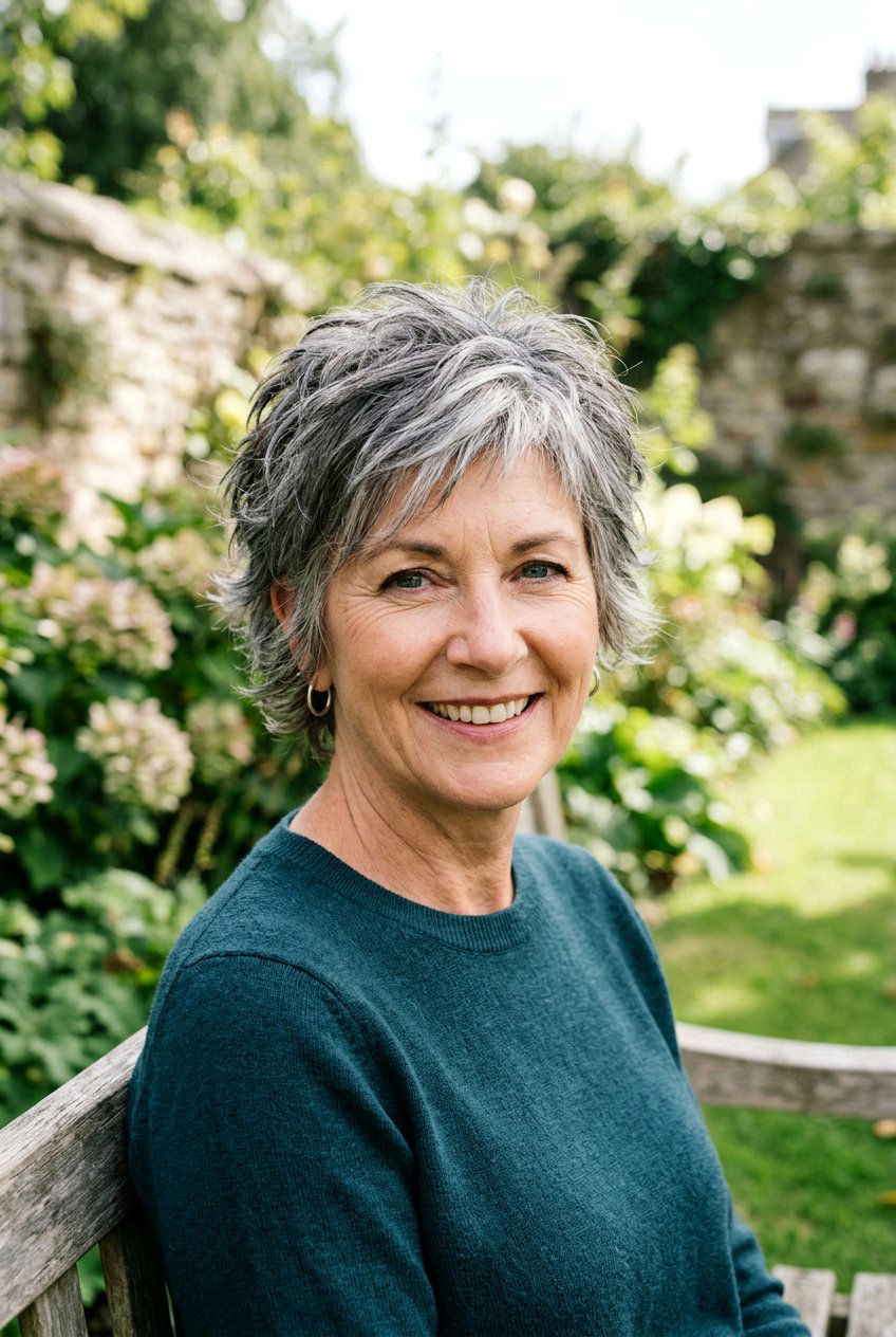 Messy Crop Haircut - 20 low maintenance short haircuts - 20 low maintenance short haircuts