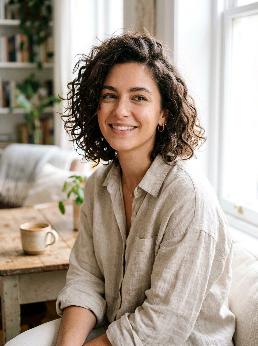 Messy Curly Bob - 20 easy curly bob styling ideas - 20 easy curly bob styling ideas