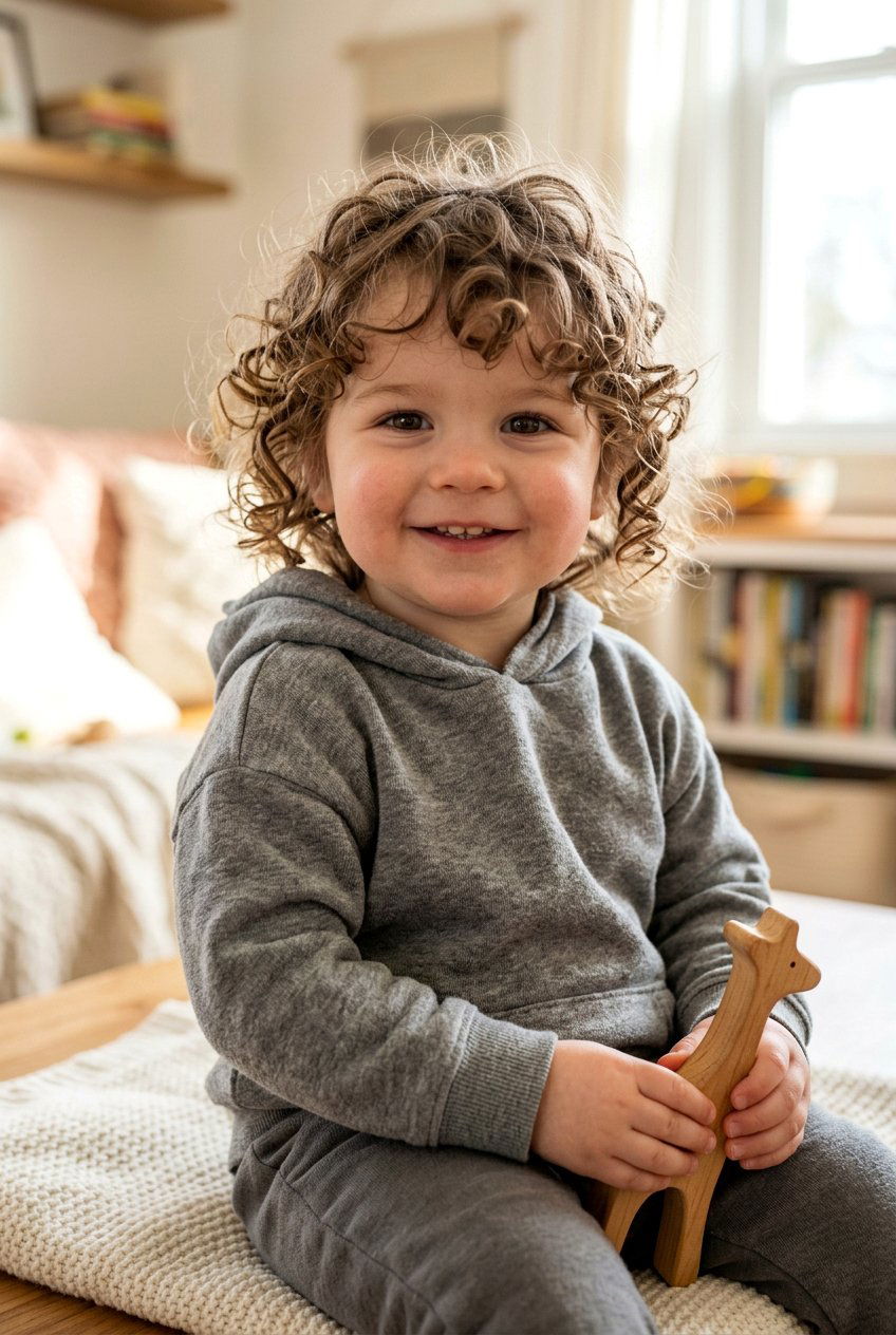 Messy Curly Bob For Boys - 20 baby boy haircut for curly hair - 20 baby boy haircut for curly hair
