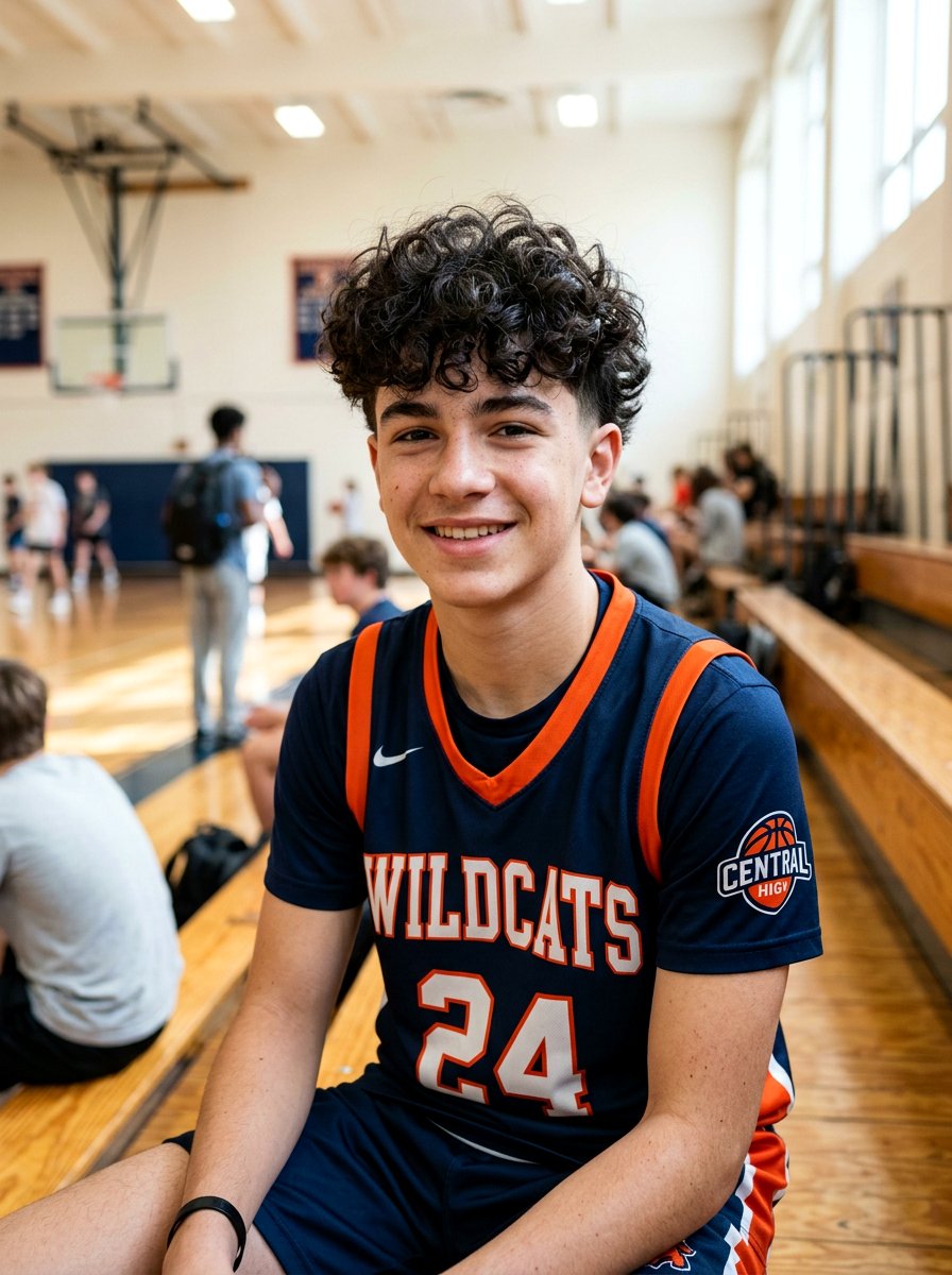 Messy Curly Crew Cut - 20 school haircut for teenage boys with curls - 20 school haircut for teenage boys with curls