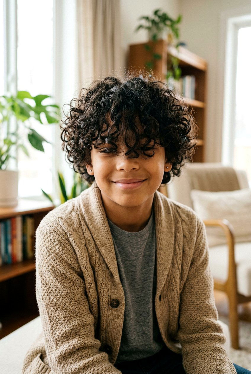 Messy Curly Hair Fringe - 20 biracial boys curly haircut - 20 biracial boys curly haircut