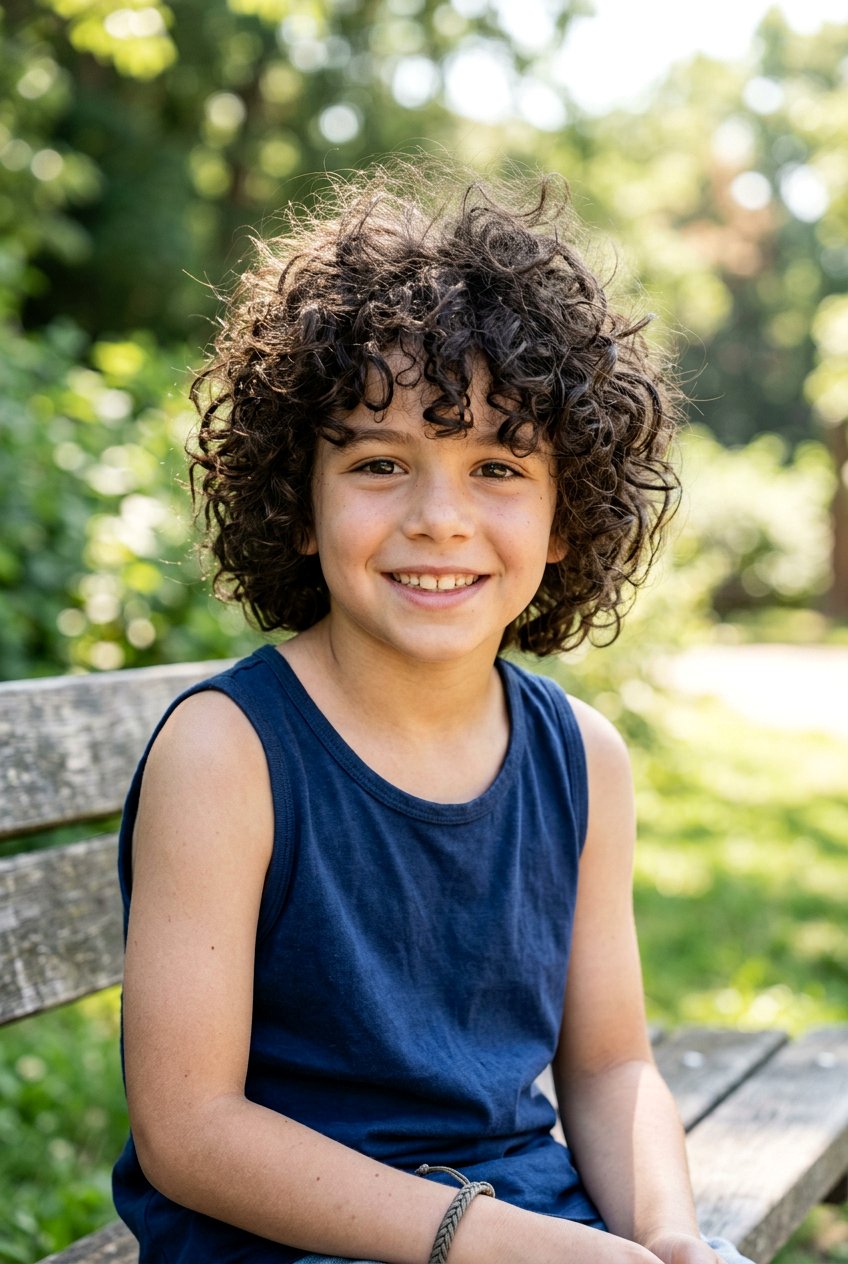 Messy Curly Mop Top - 20 boys haircut with curly mop top - 20 boys haircut with curly mop top