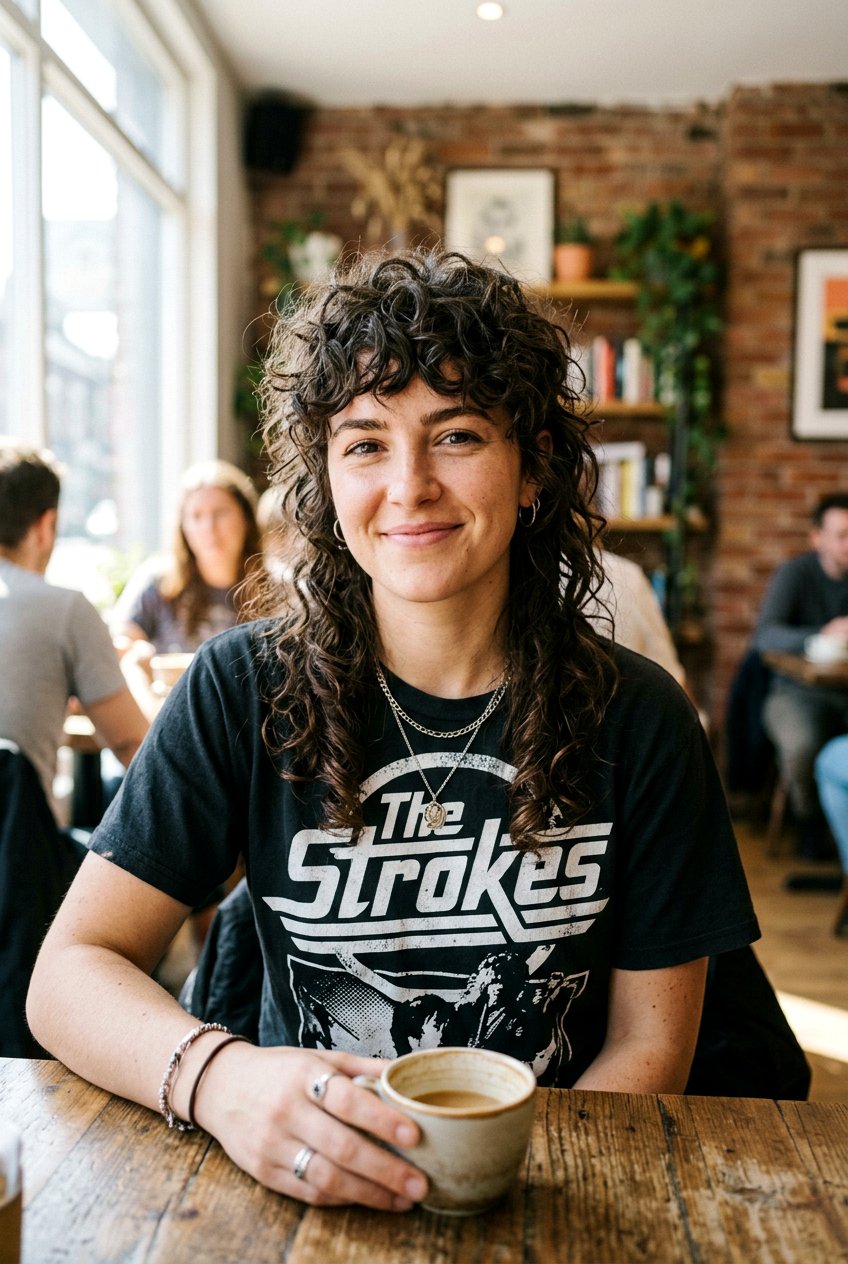 Messy Curly Mullet - 20 curly mullet for women - 20 curly mullet for women