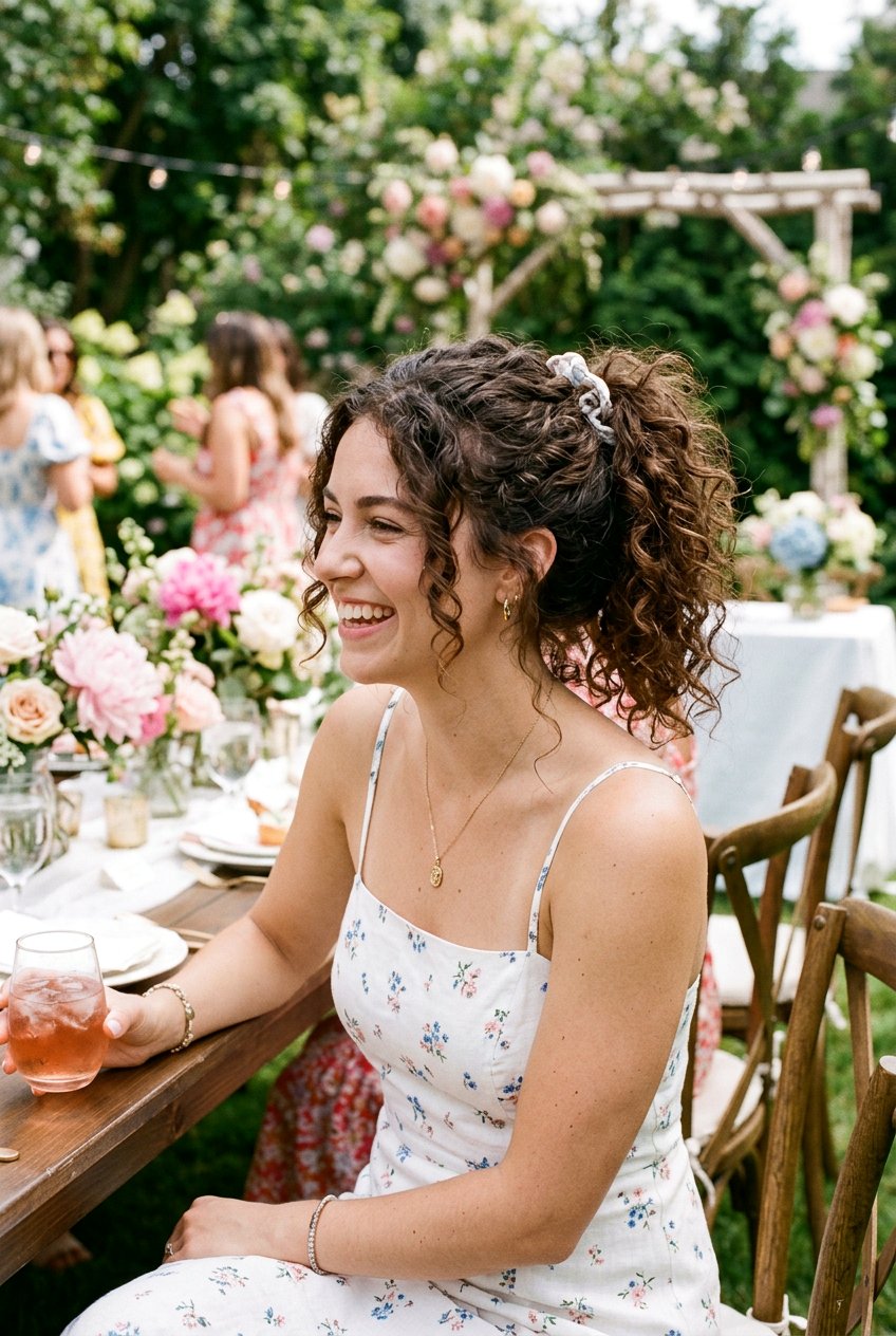 Messy Curly Ponytail For Bridal Shower - 20 bridal shower ponytail with curls - 20 bridal shower ponytail with curls