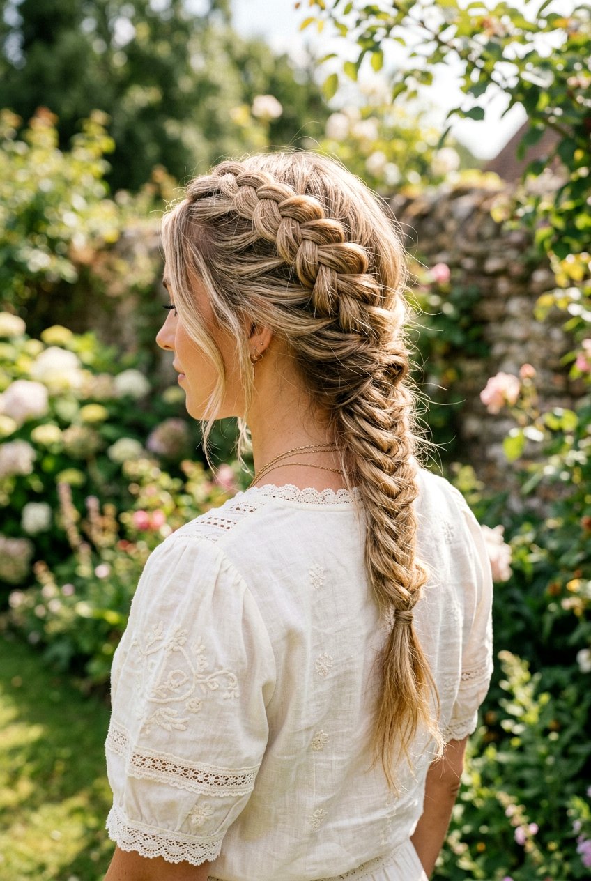 Messy Dutch Fishtail Braid - 20 messy dutch braid hairstyle - 20 messy dutch braid hairstyle