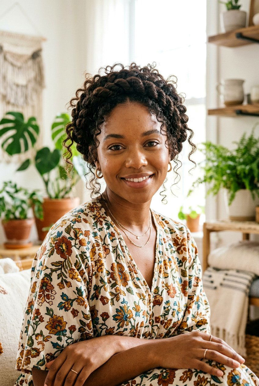 Messy Flat Twist Halo Crown - 20 flat twist halo hairstyle - 20 flat twist halo hairstyle