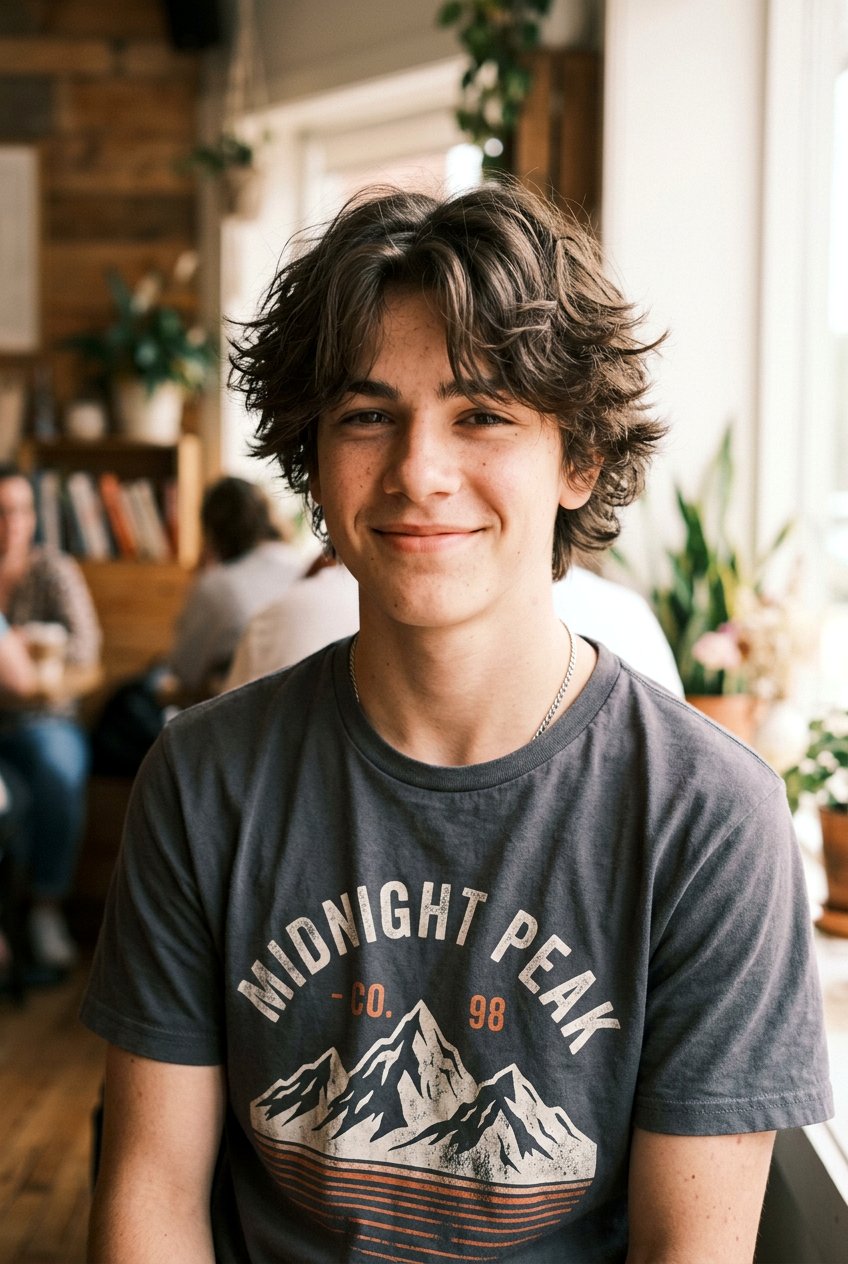 Messy Fluffy Middle Part - 20 boys fluffy middle part haircut - 20 boys fluffy middle part haircut