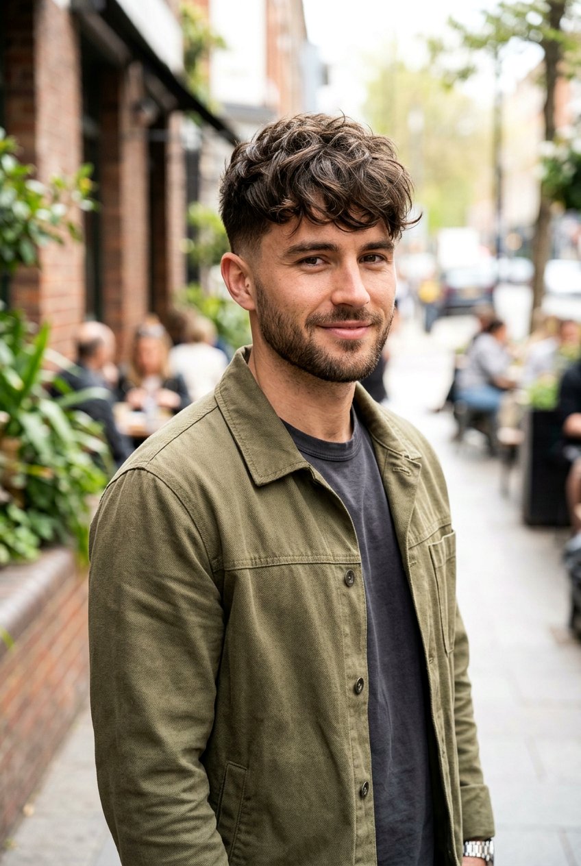 Messy French Crop With Taper - 20 french crop for receding hairline men - 20 french crop for receding hairline men