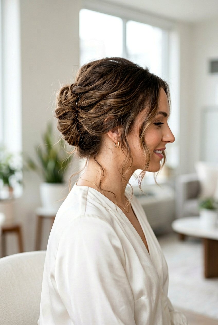 Messy French Twist For Busy Mornings - 20 moms hairstyle ideas for busy mornings - 20 moms hairstyle ideas for busy mornings