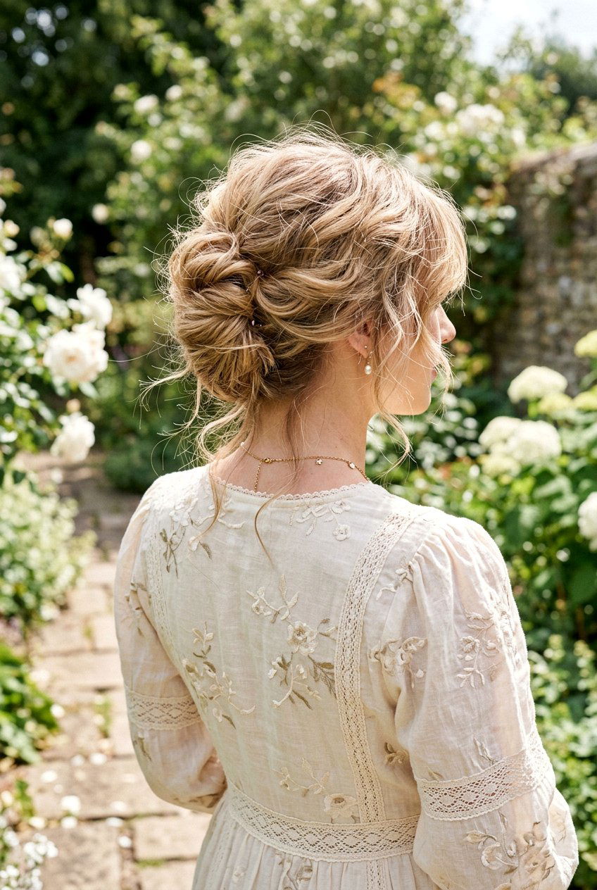 Messy French Twist Updo - 20 french twist updo hairstyle - 20 french twist updo hairstyle