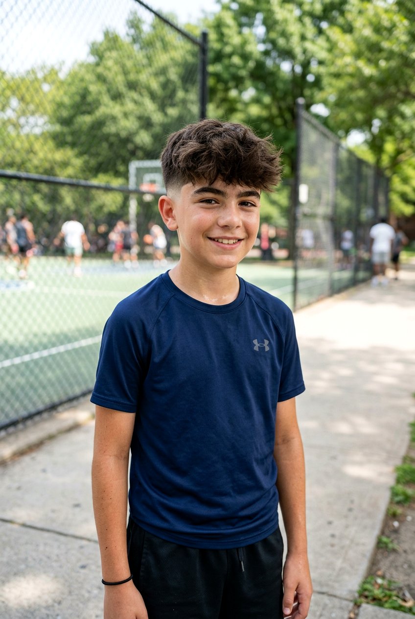 Messy Fringe With Fade - 20 boys haircut ideas for fluffy hair - 20 boys haircut ideas for fluffy hair