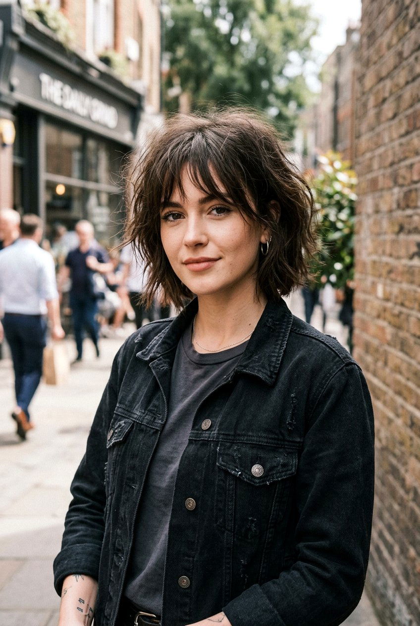 Messy Grunge Bob With Bangs - 20 grunge bob haircut for women - 20 grunge bob haircut for women