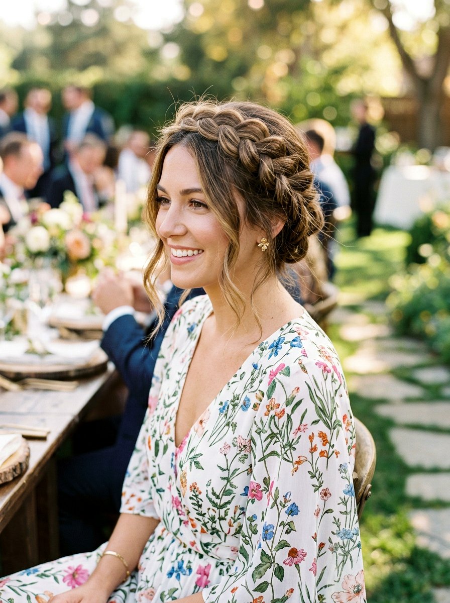 Messy Halo Braid For Wedding Guest - 20 halo braid for wedding guest - 20 halo braid for wedding guest