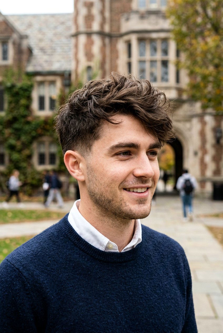 Messy Ivy League haircut - 20 ivy league haircut - 20 ivy league haircut