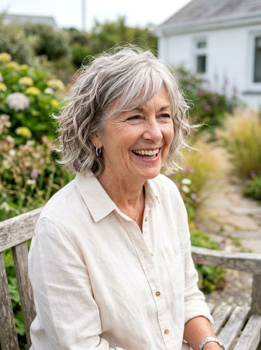 Messy Layered Bob - 20 layered bob for women over 70 - 20 layered bob for women over 70